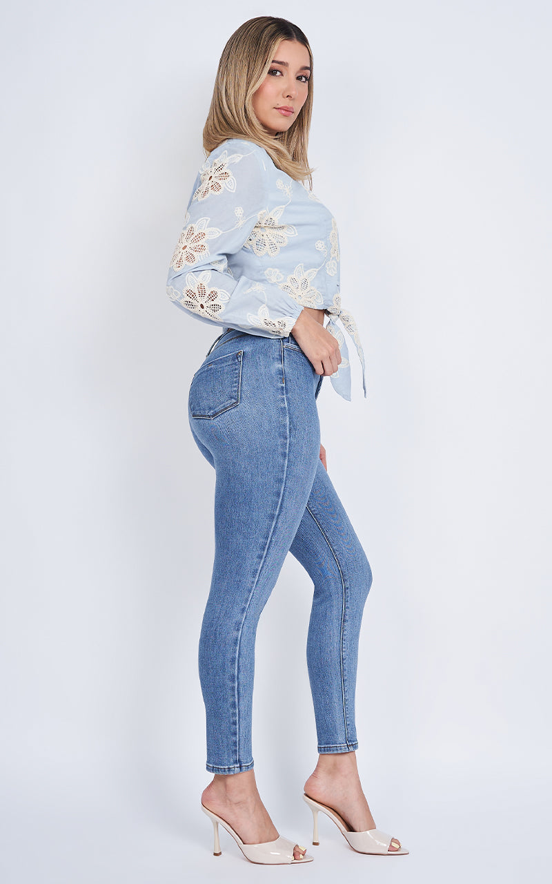 BASIC SKINNY ANKLE JEANS