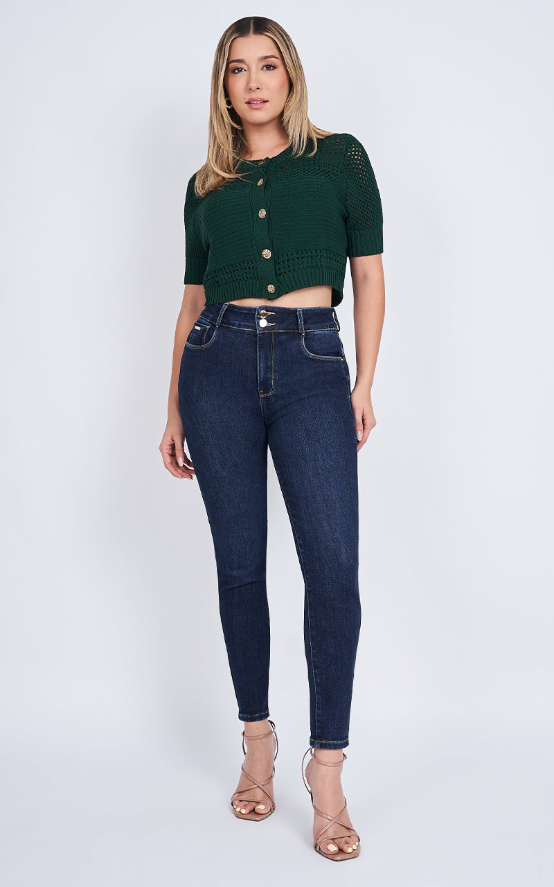 BASIC SKINNY ANKLE JEANS