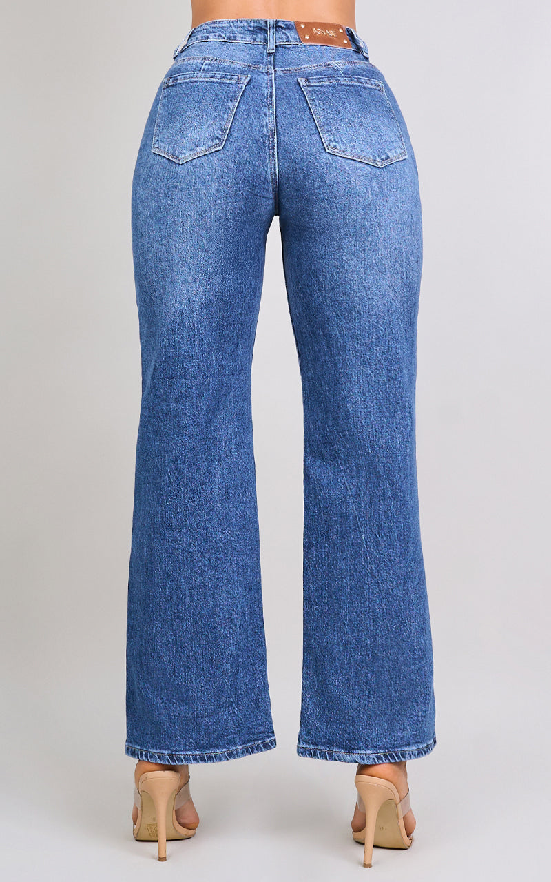 MAHELYS WIDE LEG JEANS