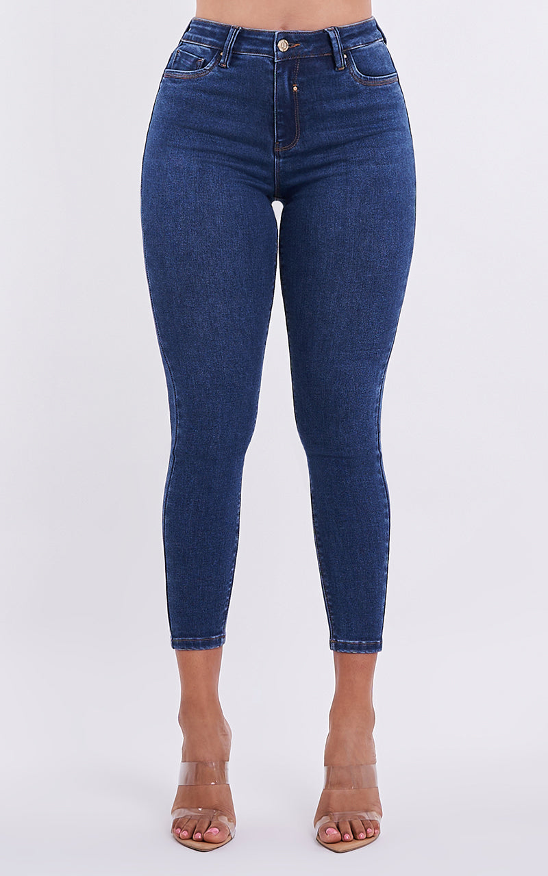 BASIC SKINNY ANKLE JEANS