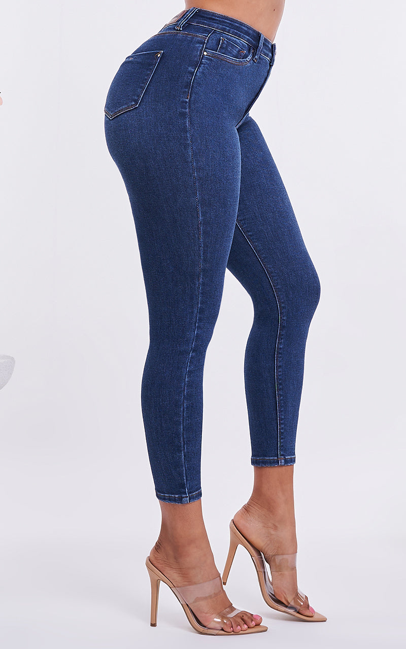 BASIC SKINNY ANKLE JEANS