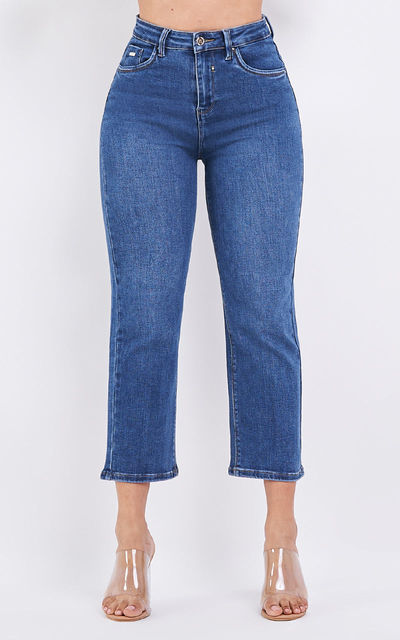 BASIC STRAIGHT ANKLE JEANS
