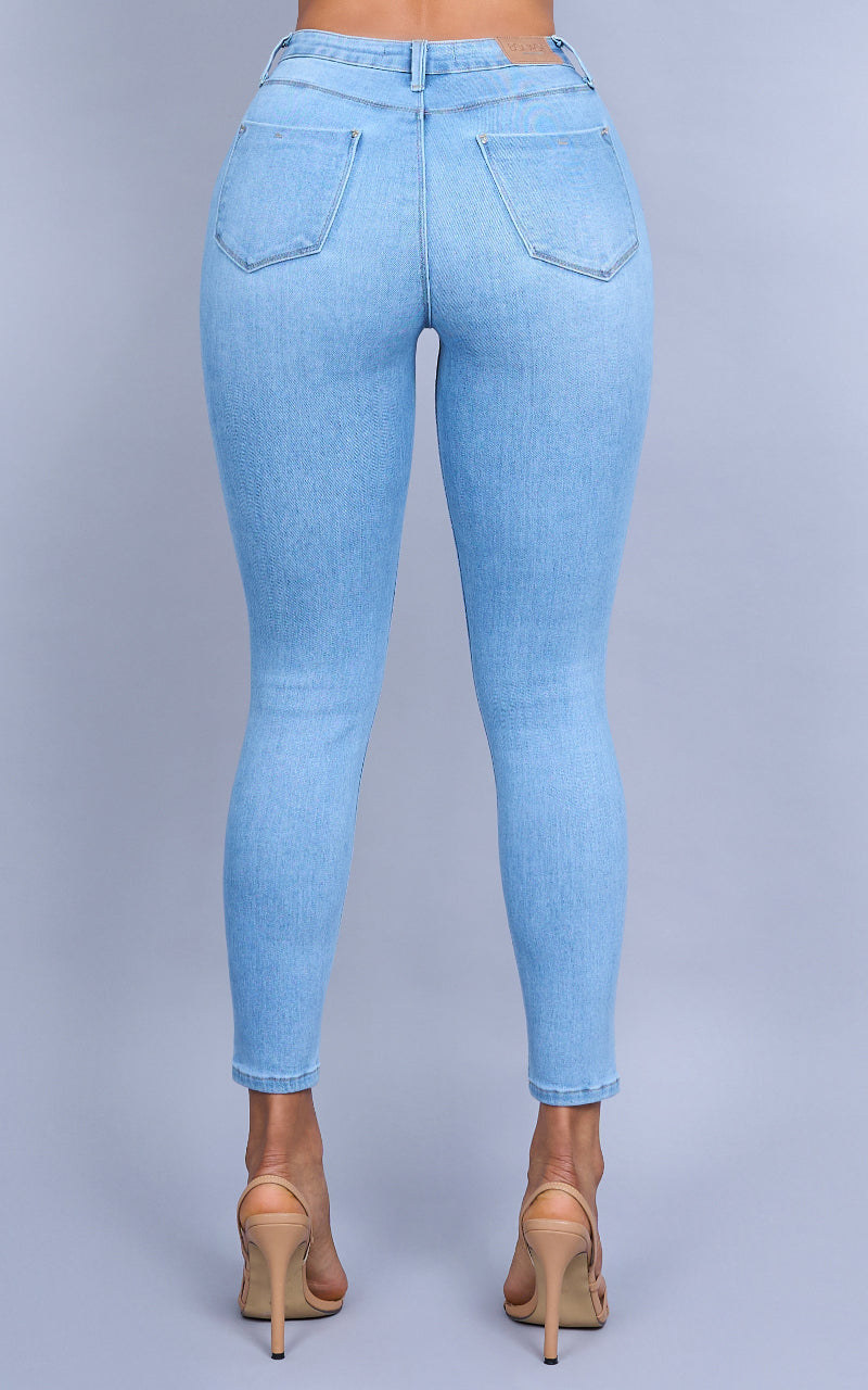 BASIC SKINNY ANKLE JEANS