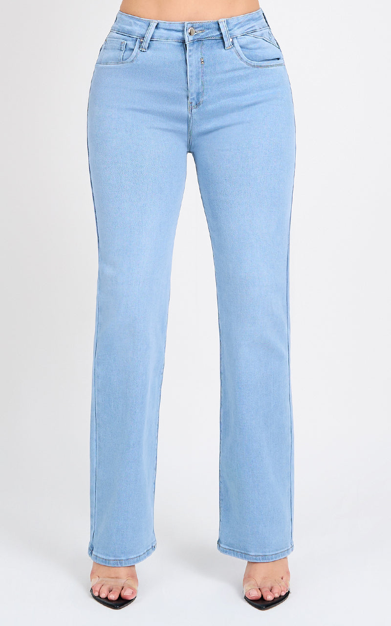 BASIC STRAIGHT ANKLE JEANS
