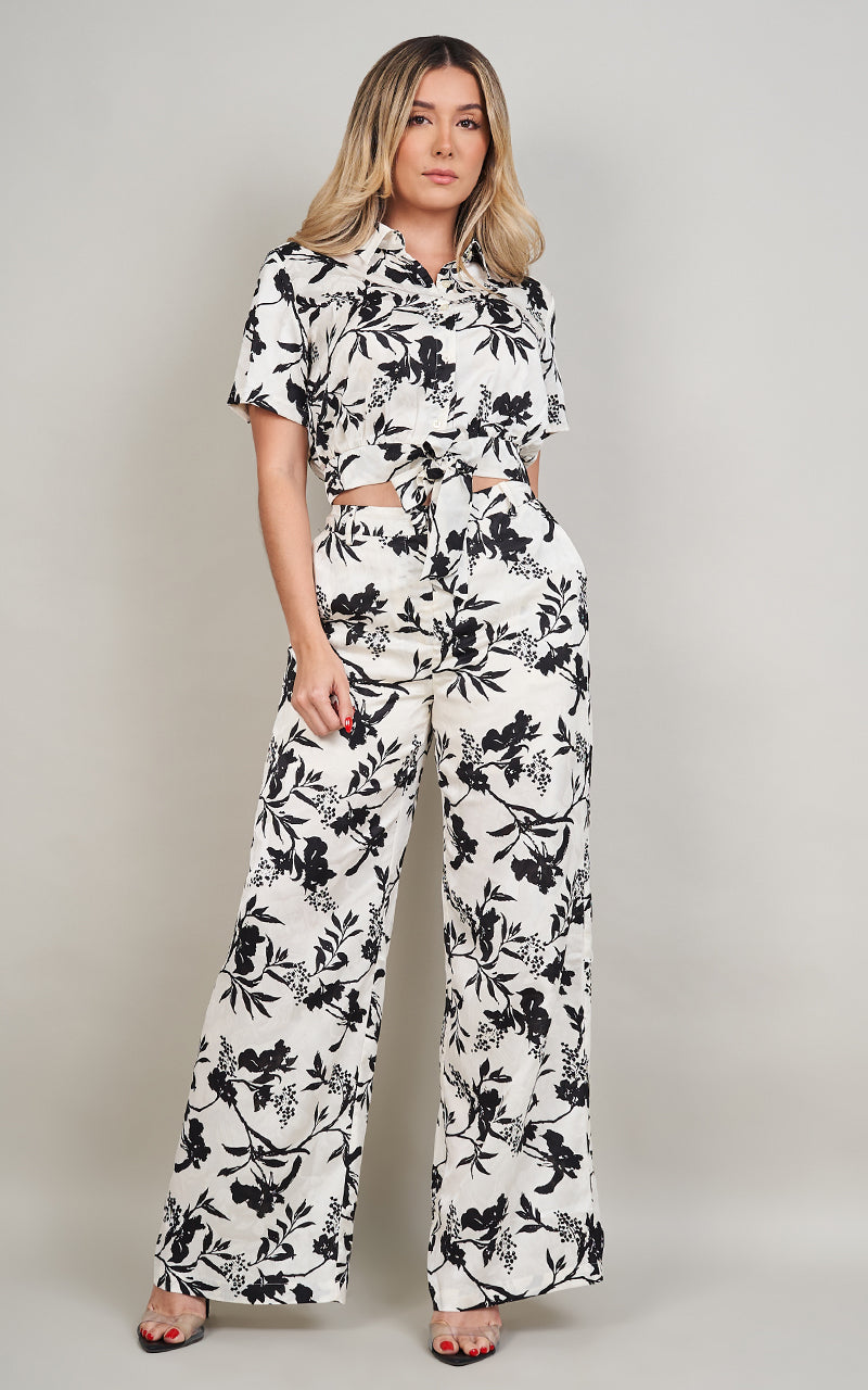 SERENE GARDENS BLOUSE & PANTS