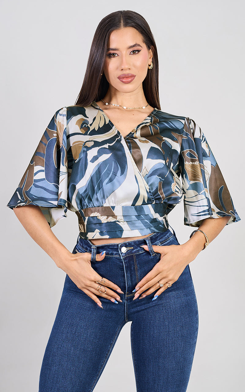 NATURE IN MOTION BLOUSE