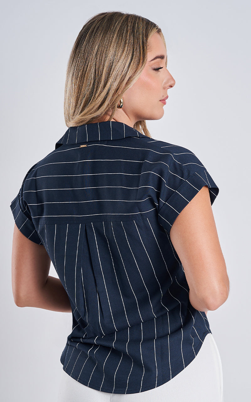 REGATTA BLUE BLOUSE
