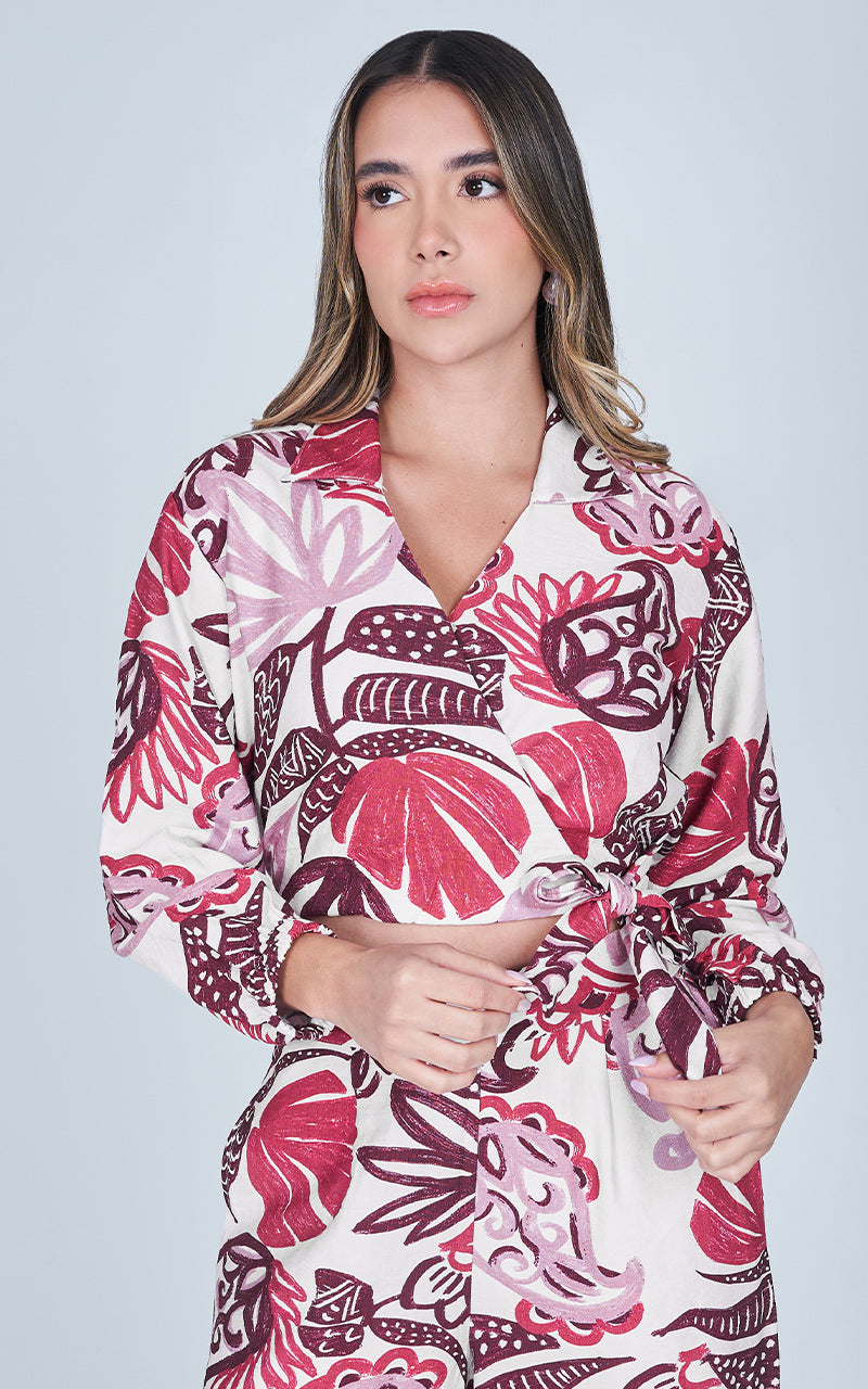 TROPIC DREAM BLOUSE & PANTS