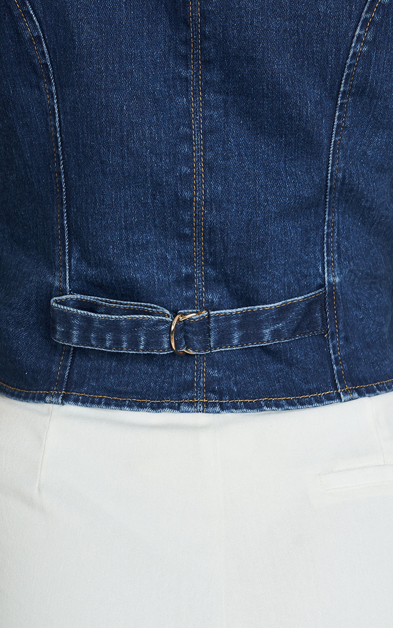 BE YOUR MAGIC VEST & WIDE LEG JEANS