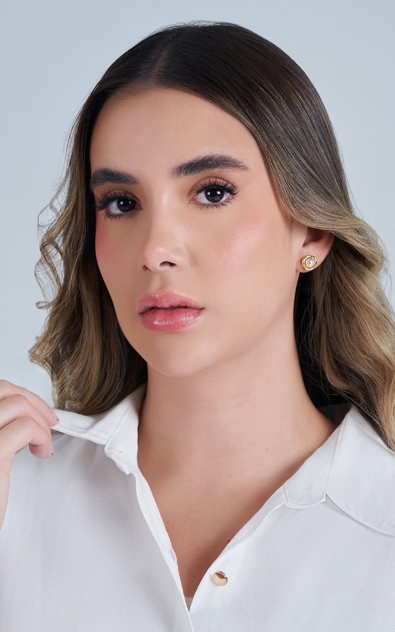 ARETES CON PERLA