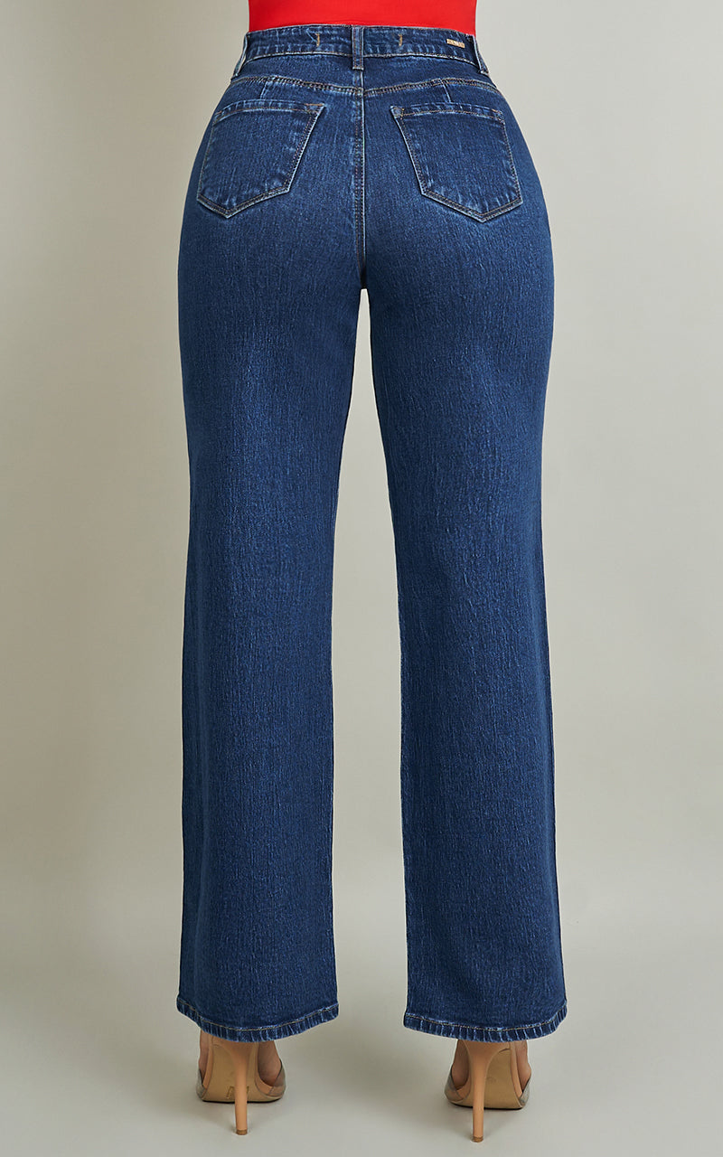 BE YOUR MAGIC VEST & WIDE LEG JEANS