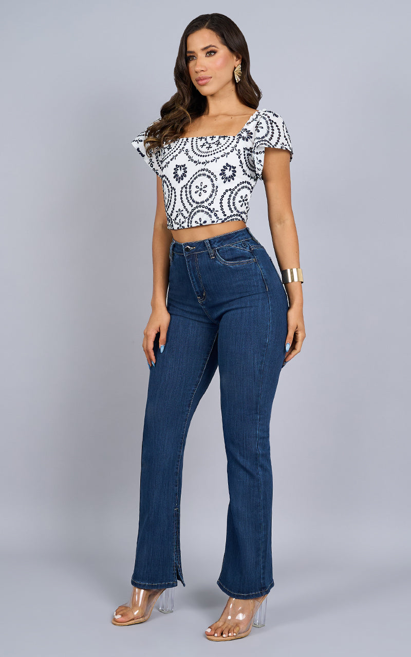 ALAIA FLARE JEANS