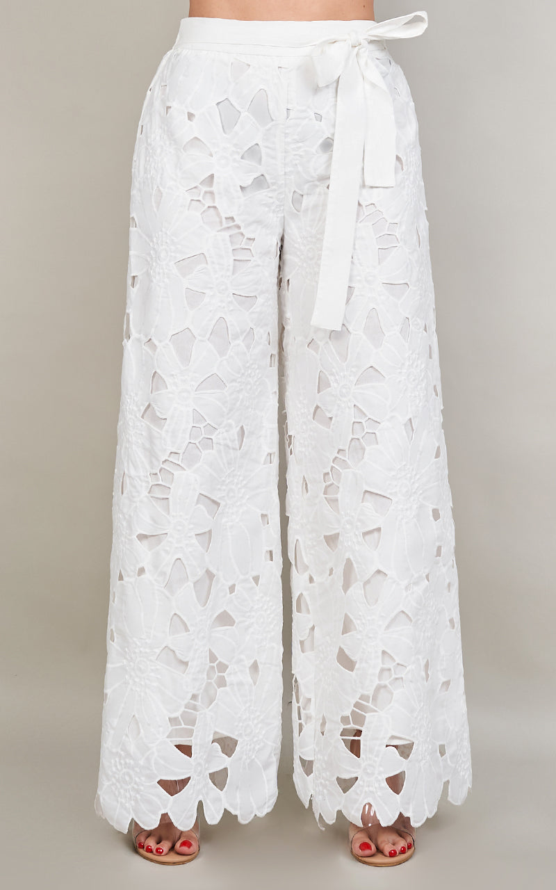 DELICATE FLOWERS PANTS