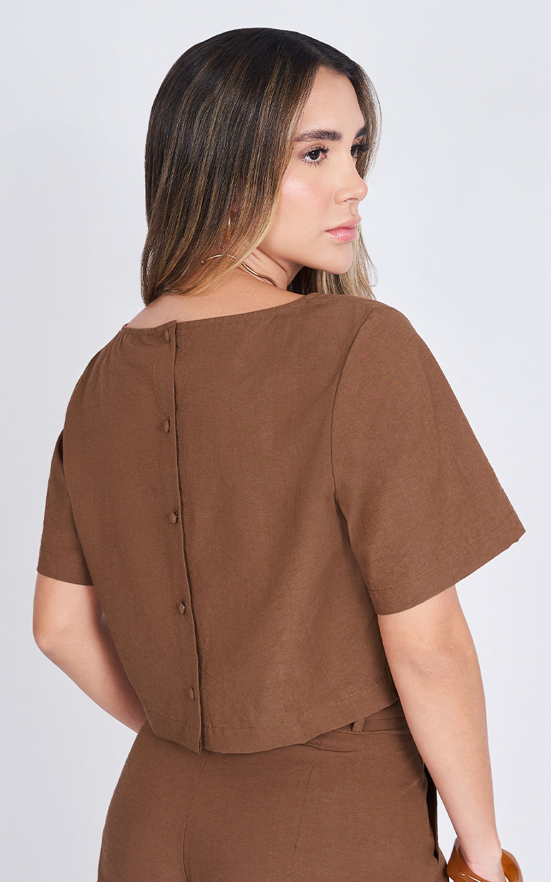 MOCHA DREAMS TOP