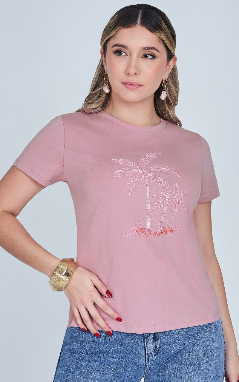SUNSET PALM T-SHIRT