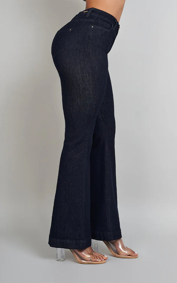 PRETTY & STRONG VEST AND FLARE JEANS