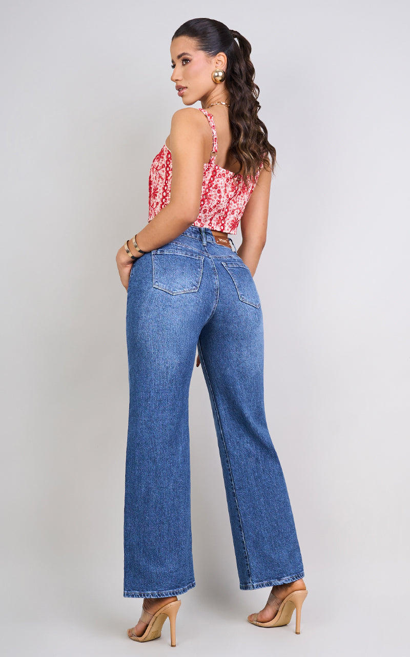 MAHELYS WIDE LEG JEANS