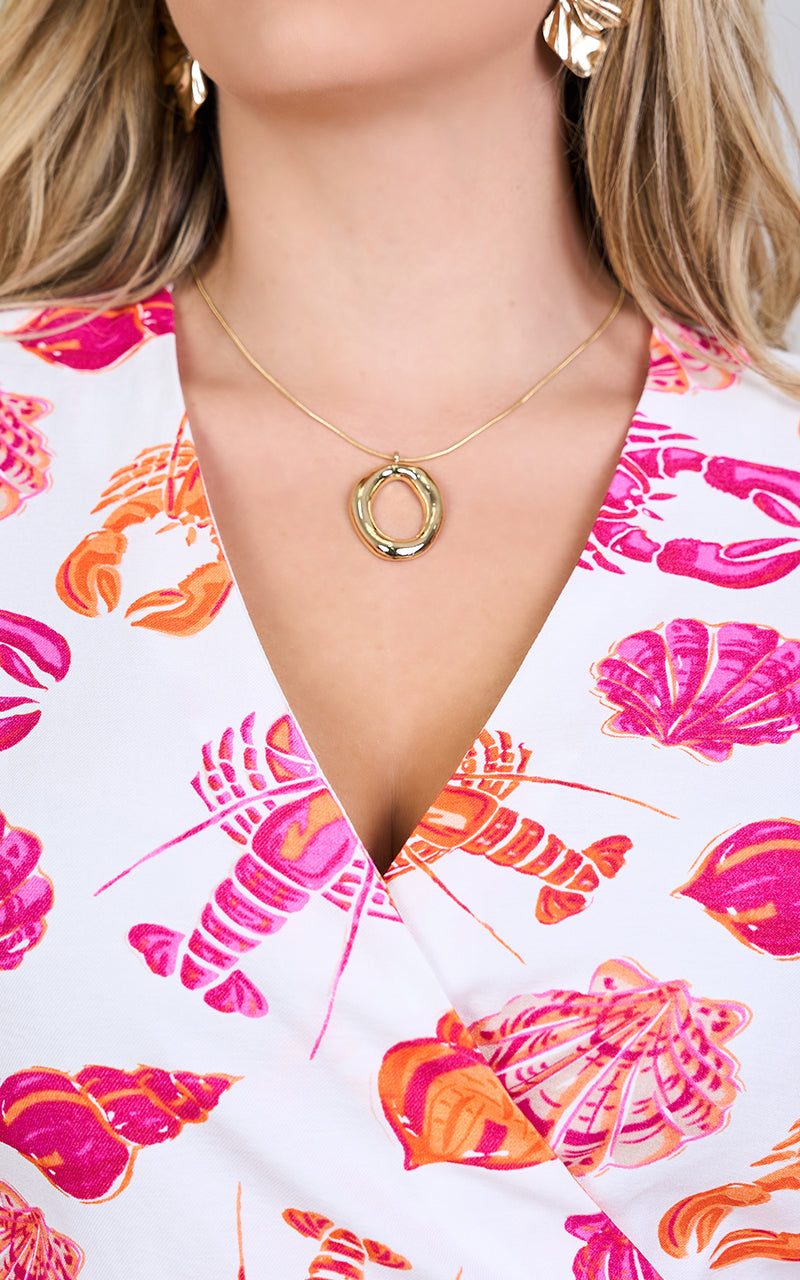 AIMANT LA VIE MARINE DRESS