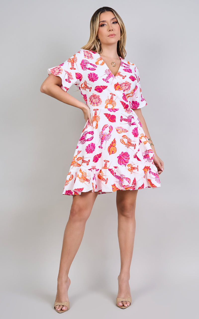 AIMANT LA VIE MARINE DRESS