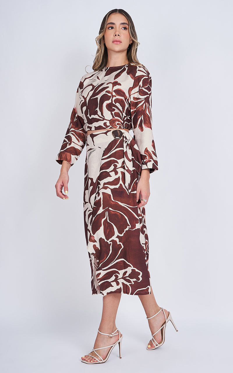 BURGUNDY MUSE BLOUSE