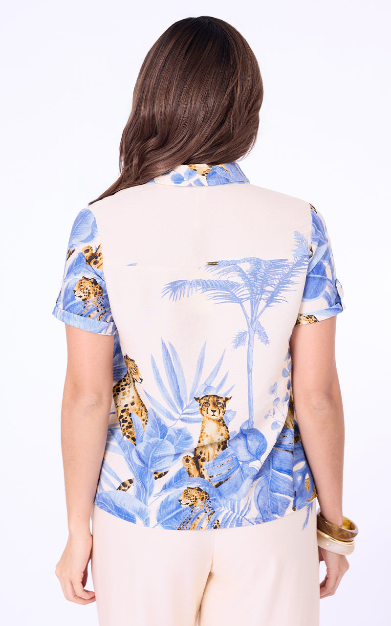 CONJUNTO CAMISA Y PANTALÓN ESTAMPADO