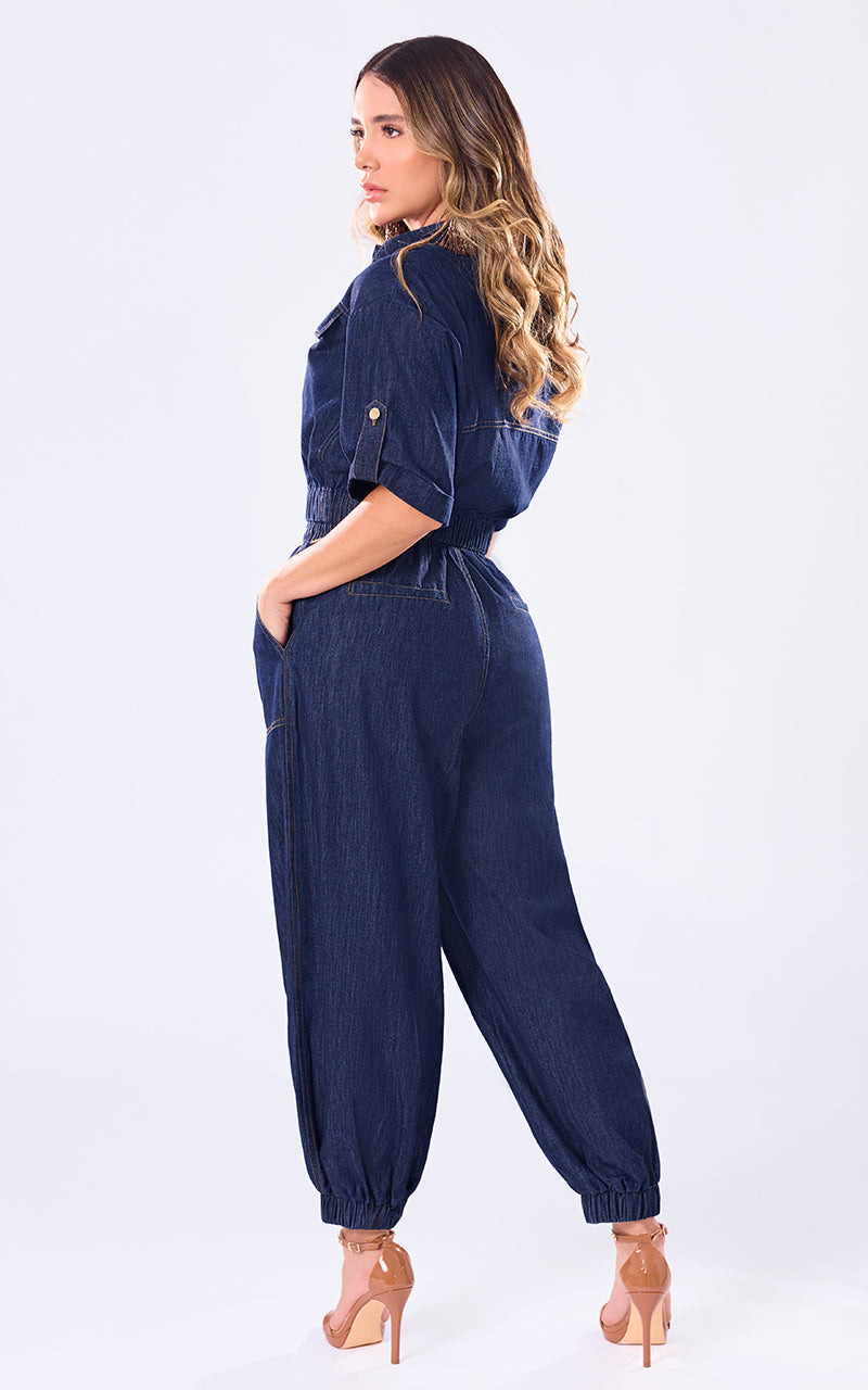 CONJUNTO DENIM CAMISA Y JOGGER ALADINO