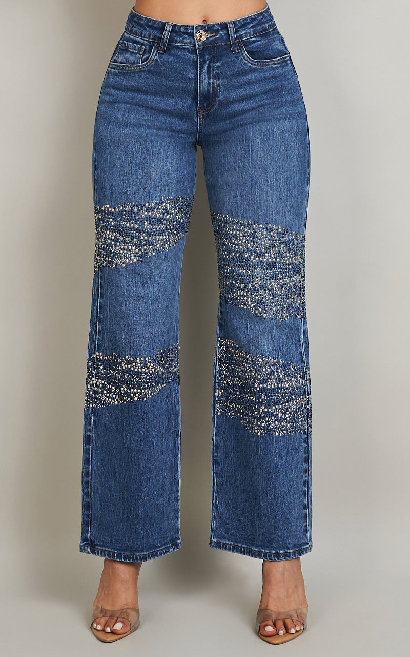 SHINE YOUR WAY STRAIGHT JEANS