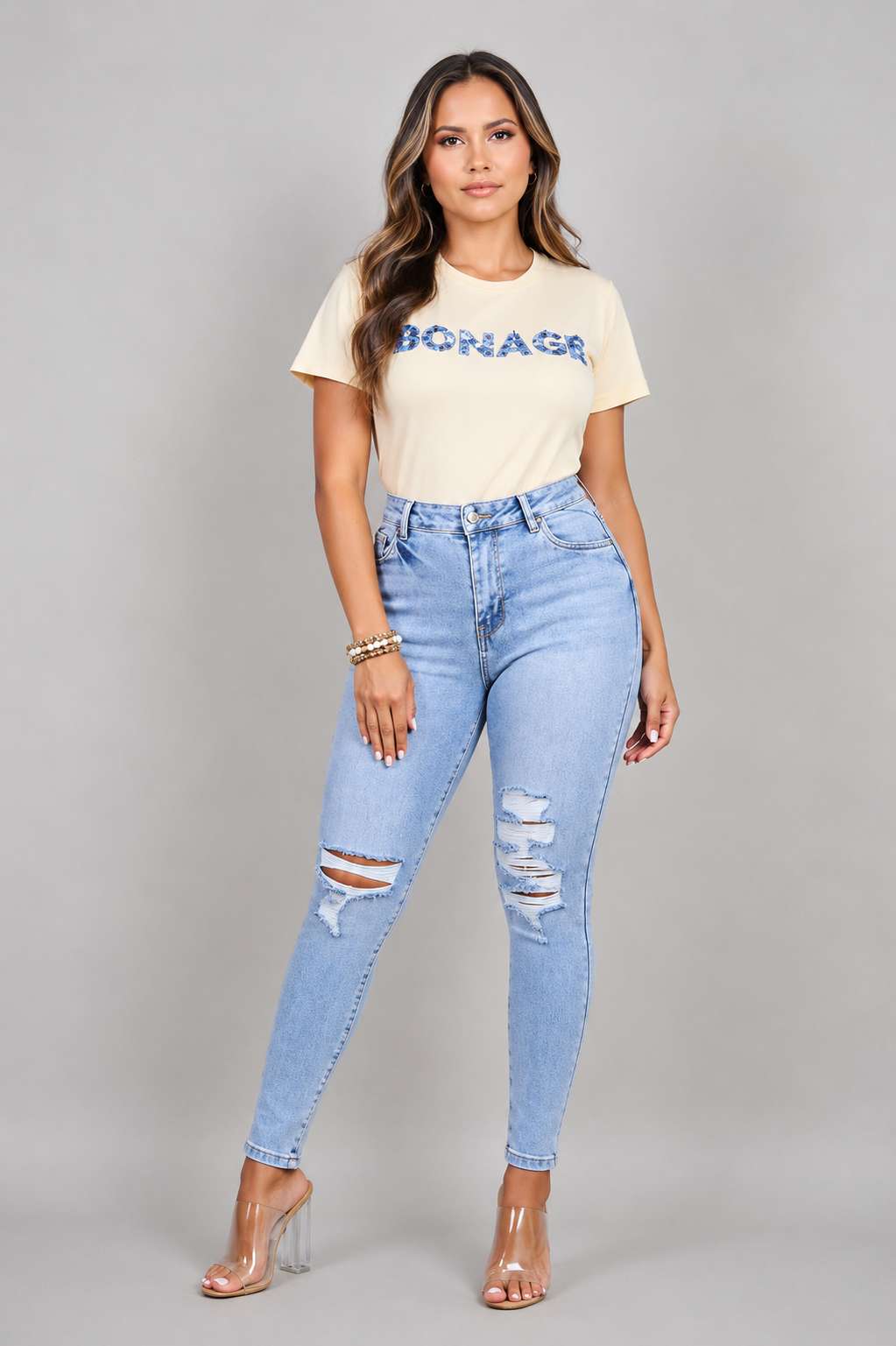 BASIC SKINNY ANKLE JEANS