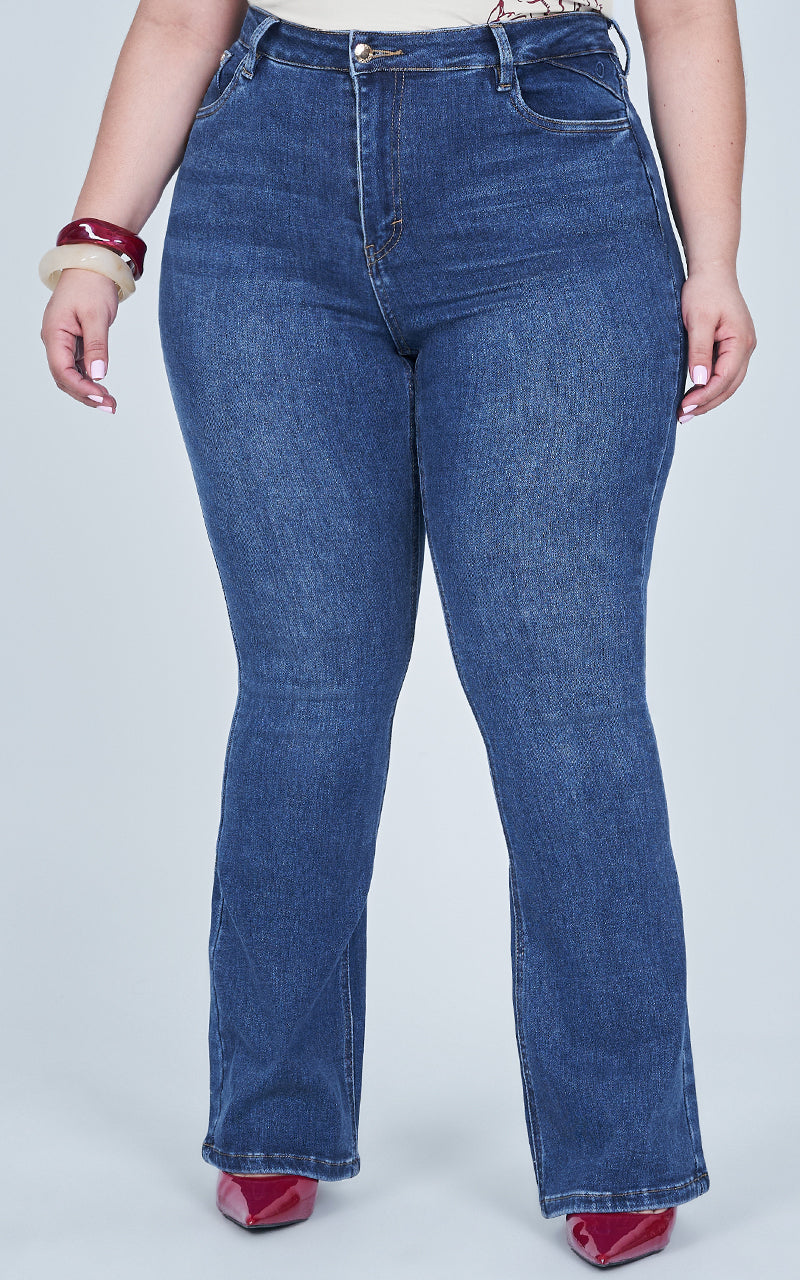 FLARE PLUS SIZE JEANS