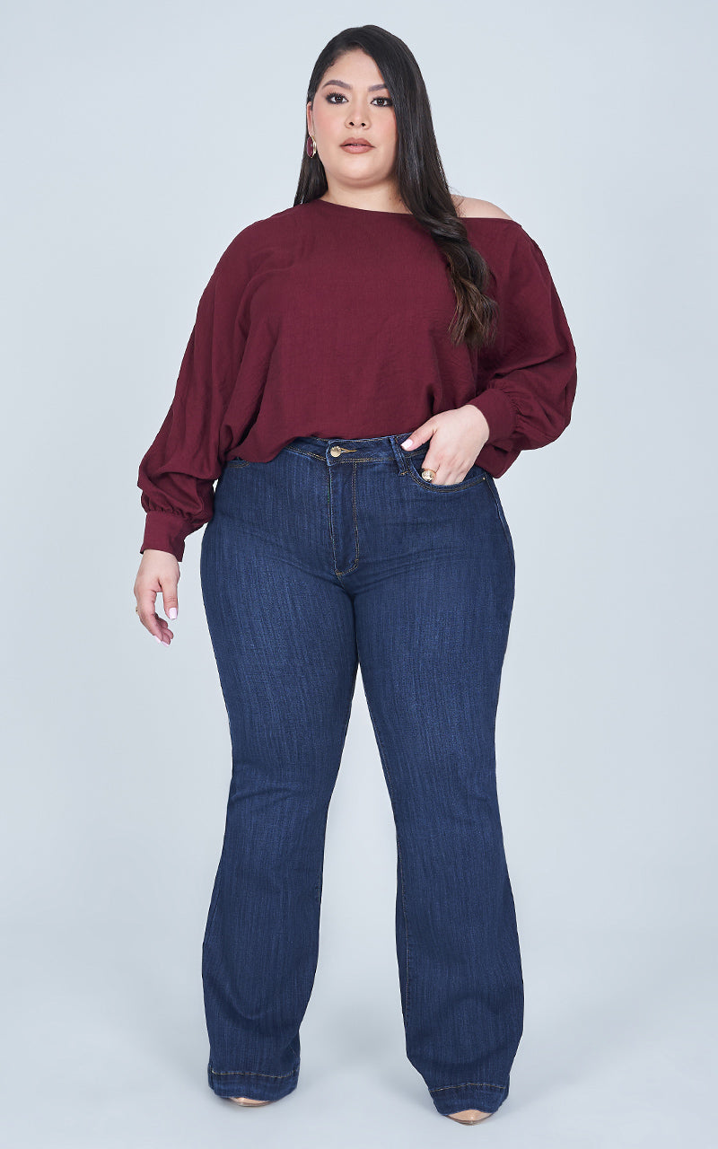 FLARE PLUS SIZE JEANS