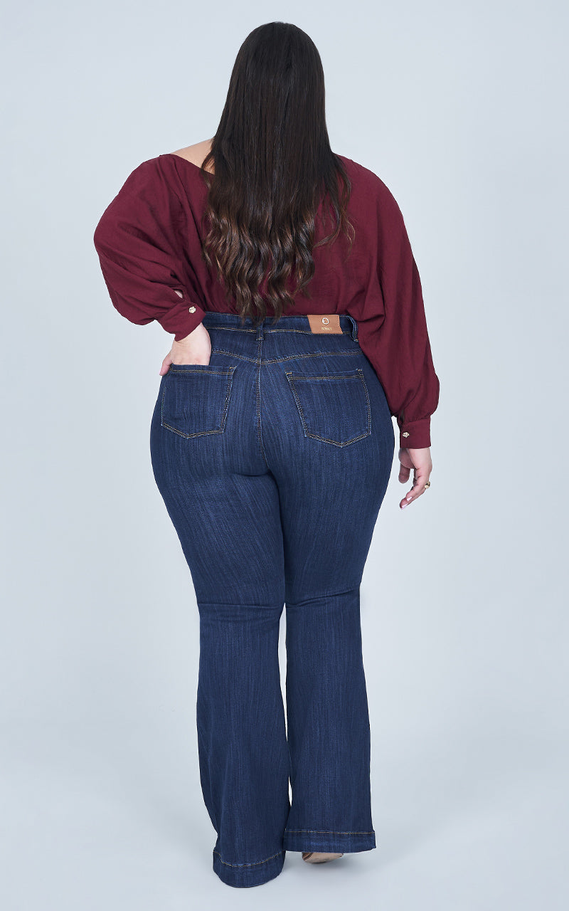 FLARE PLUS SIZE JEANS