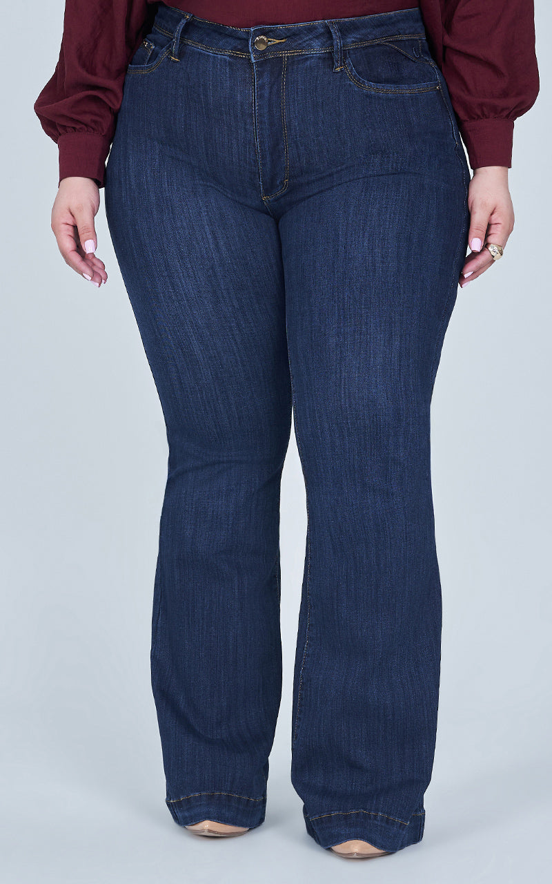 FLARE PLUS SIZE JEANS