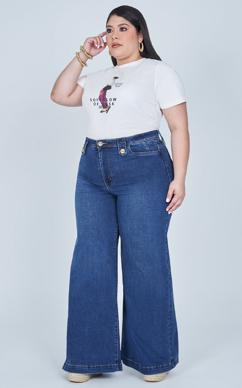 PALAZZO PLUS SIZE JEANS