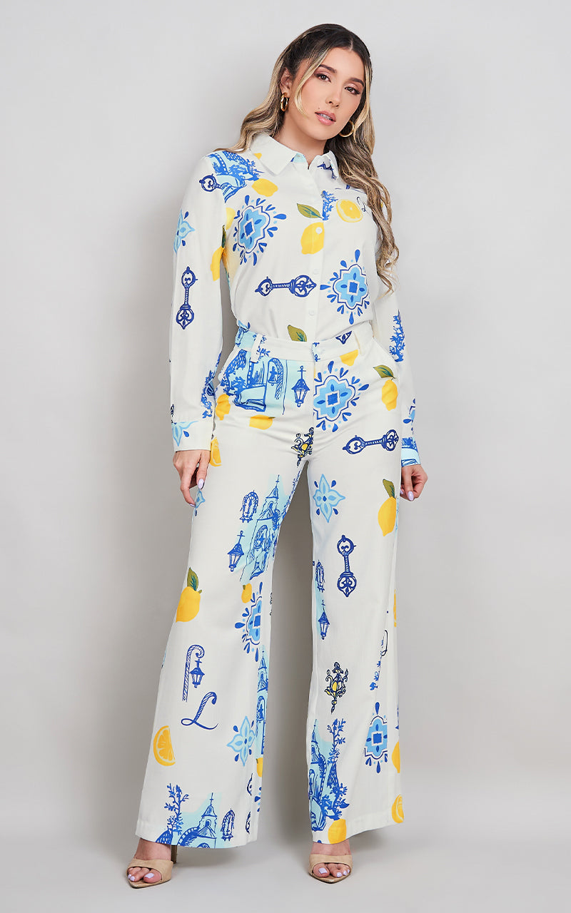 AMALFI LEMON SHIRT & PANTS
