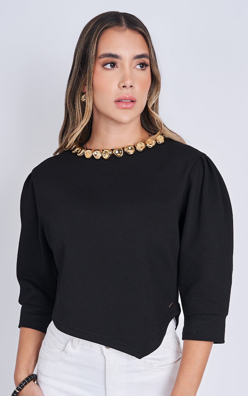 MIDNIGHT CHARM SWEATER