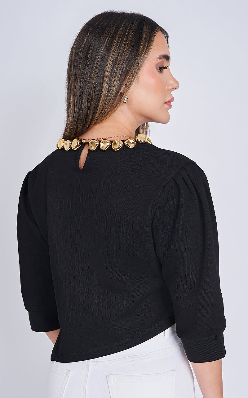 MIDNIGHT CHARM SWEATER