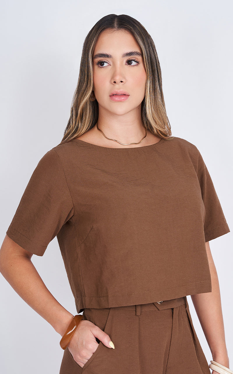 MOCHA DREAMS TOP